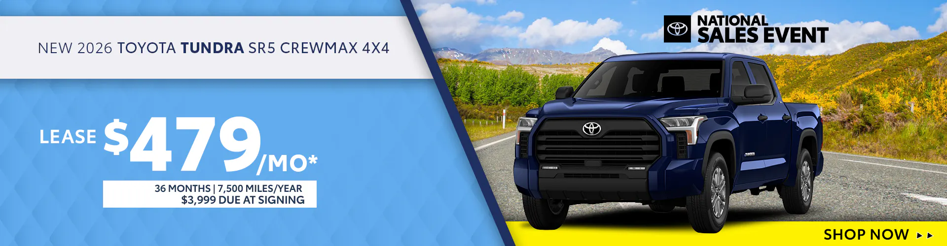 New 2026 Toyota Tundra SR5 CrewMax 4X4