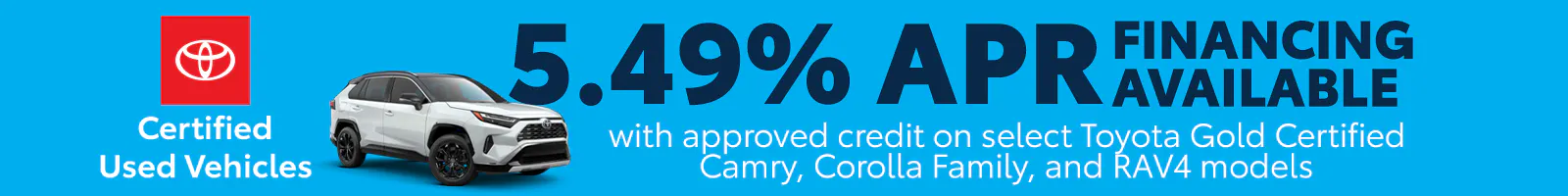Certified Vehicle APR | Team Toyota of Princeton