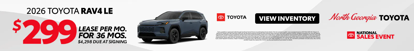AUG – 2026 RAV4 (SRP)