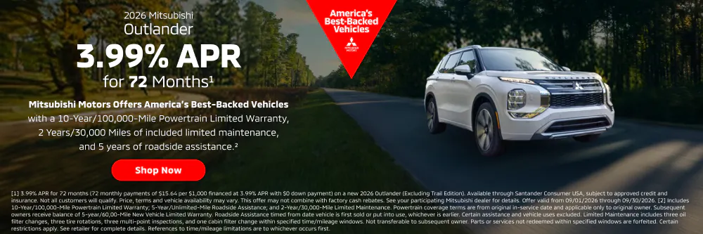 2026 Mitsubishi Outlander | South Park Mitsubishi