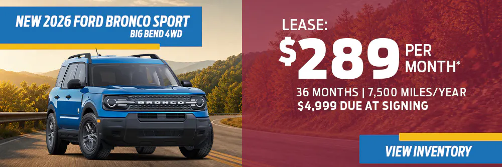 New 2026 Ford Bronco Sport Big Bend 4WD | Diehl Ford of Sharon