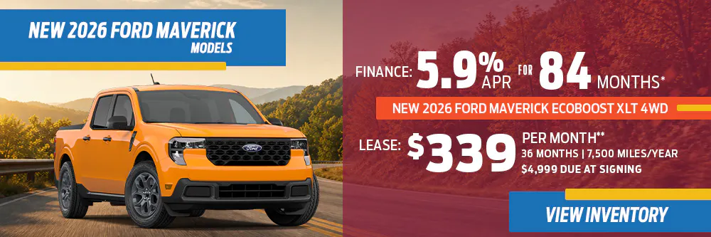New 2026 Ford Maverick Models OR New 2026 Ford Maverick EcoBoost XLT 4WD | Diehl Ford of Sharon