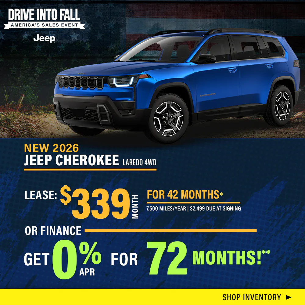 New 2026 Jeep Cherokee Laredo 4WD