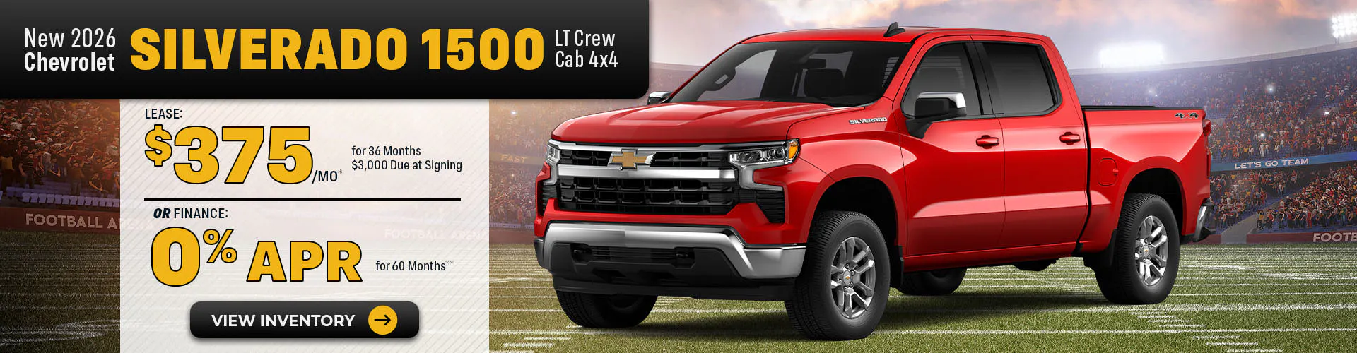 New 2026 Chevrolet Silverado 1500 LT Crew Cab 4X4