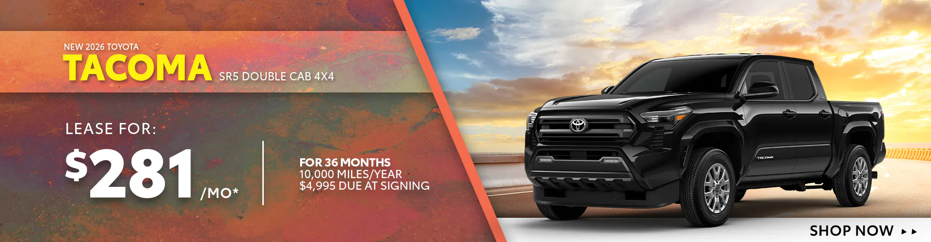New 2026 Toyota Tacoma SR5 Double Cab 4X4