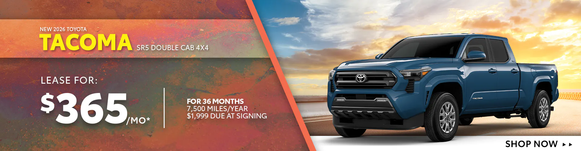 New 2026 Toyota Tacoma SR5 Double Cab 4X4