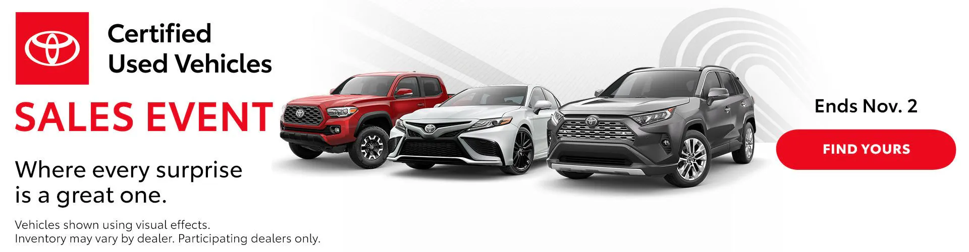 SeptOct 2026 GNY UNY CT TCUV Sales Event