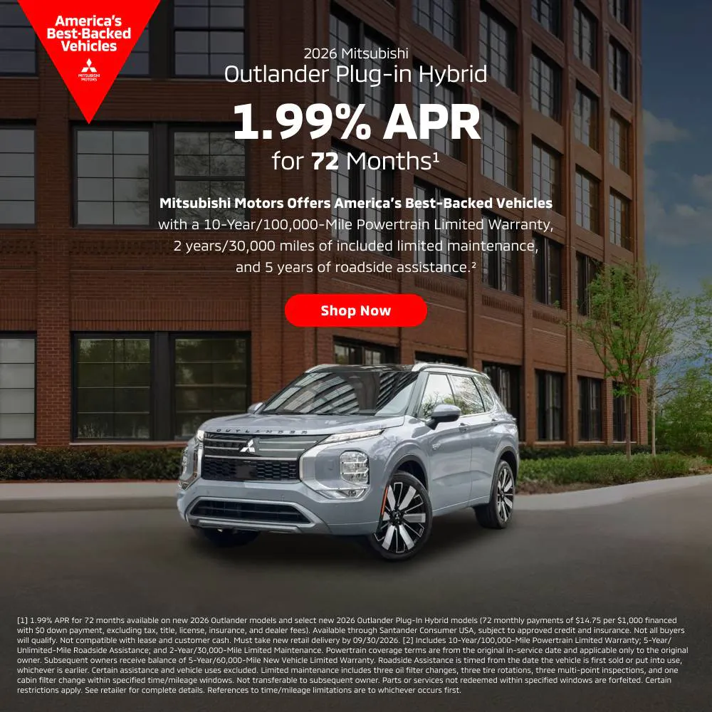 2026 Outlander Plug-in Hybrid | South Park Mitsubishi