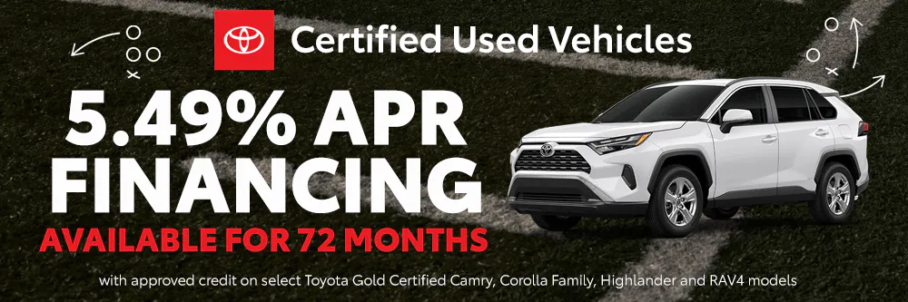 Certified Vehicle APR | Team Toyota of Princeton