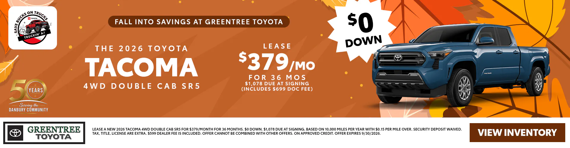 2026 Tacoma 4WD Double Cab SR5