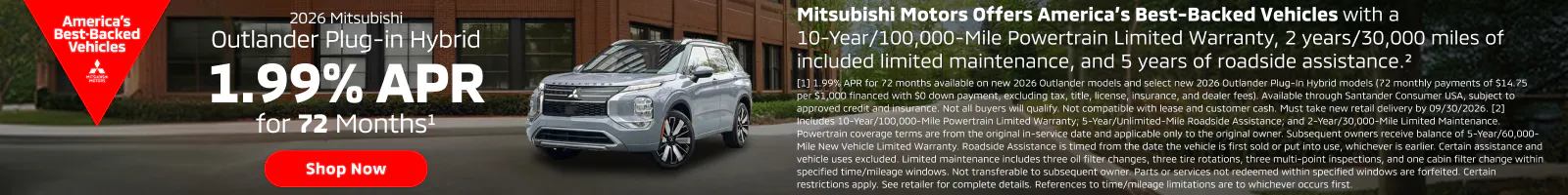 2026 Outlander Plug-in Hybrid
