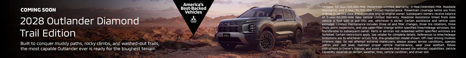 2028 Outlander Diamond Trail Edition