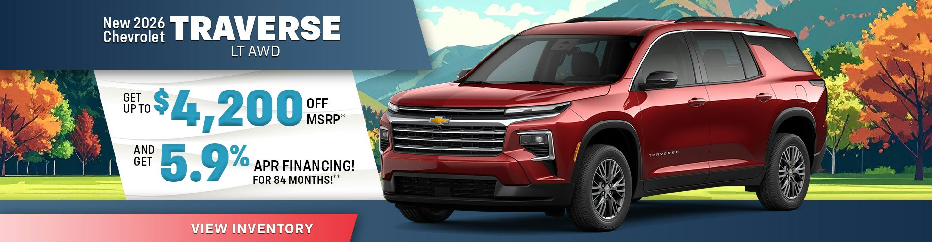 New 2026 Chevrolet Traverse LT AWD