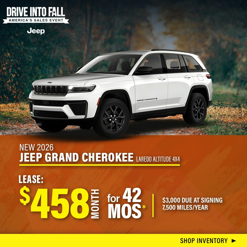 New 2026 Jeep Grand Cherokee Laredo Altitude 4X4