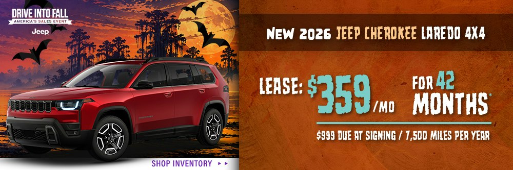 New 2026 Jeep Cherokee Laredo 4X4 | Diehl of Moon