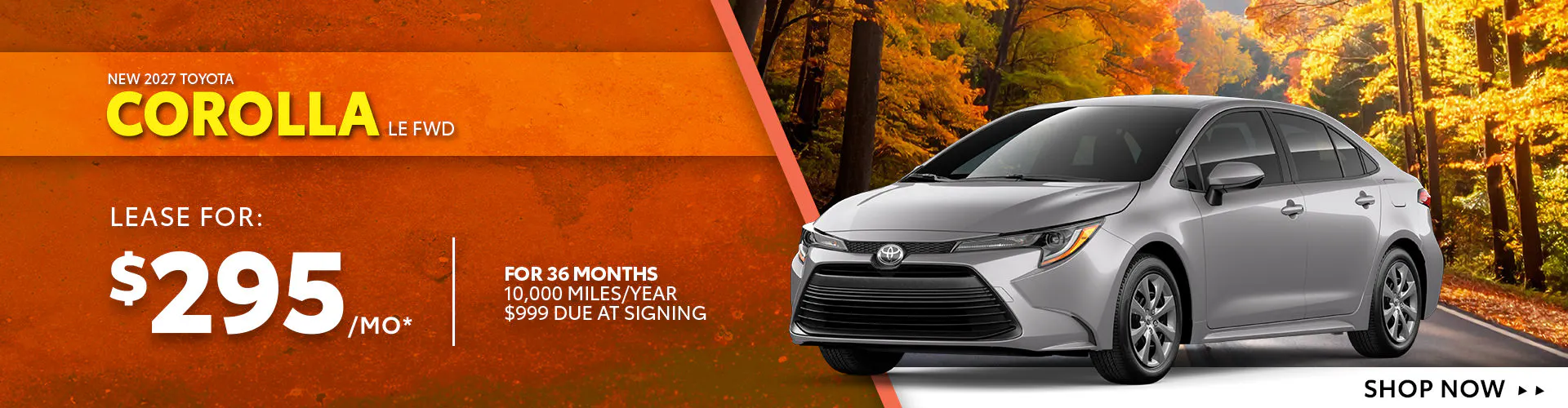 New 2027 Toyota Corolla LE FWD