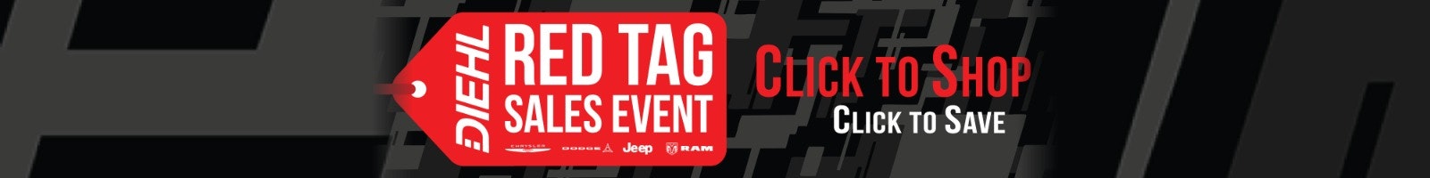 Diehl Red Tag Sales Event – New SRP Banner