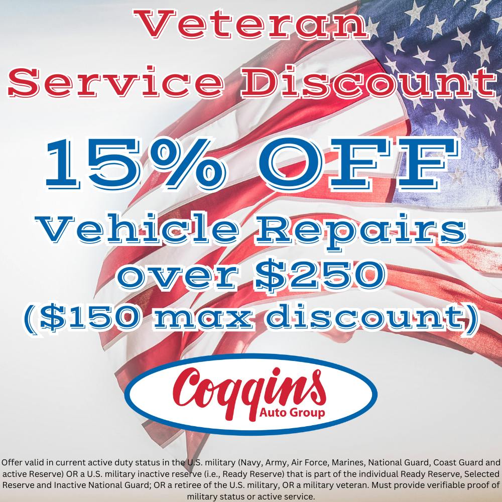 Veteran Vehicle Repair Special | Coggins Of The Berkshires