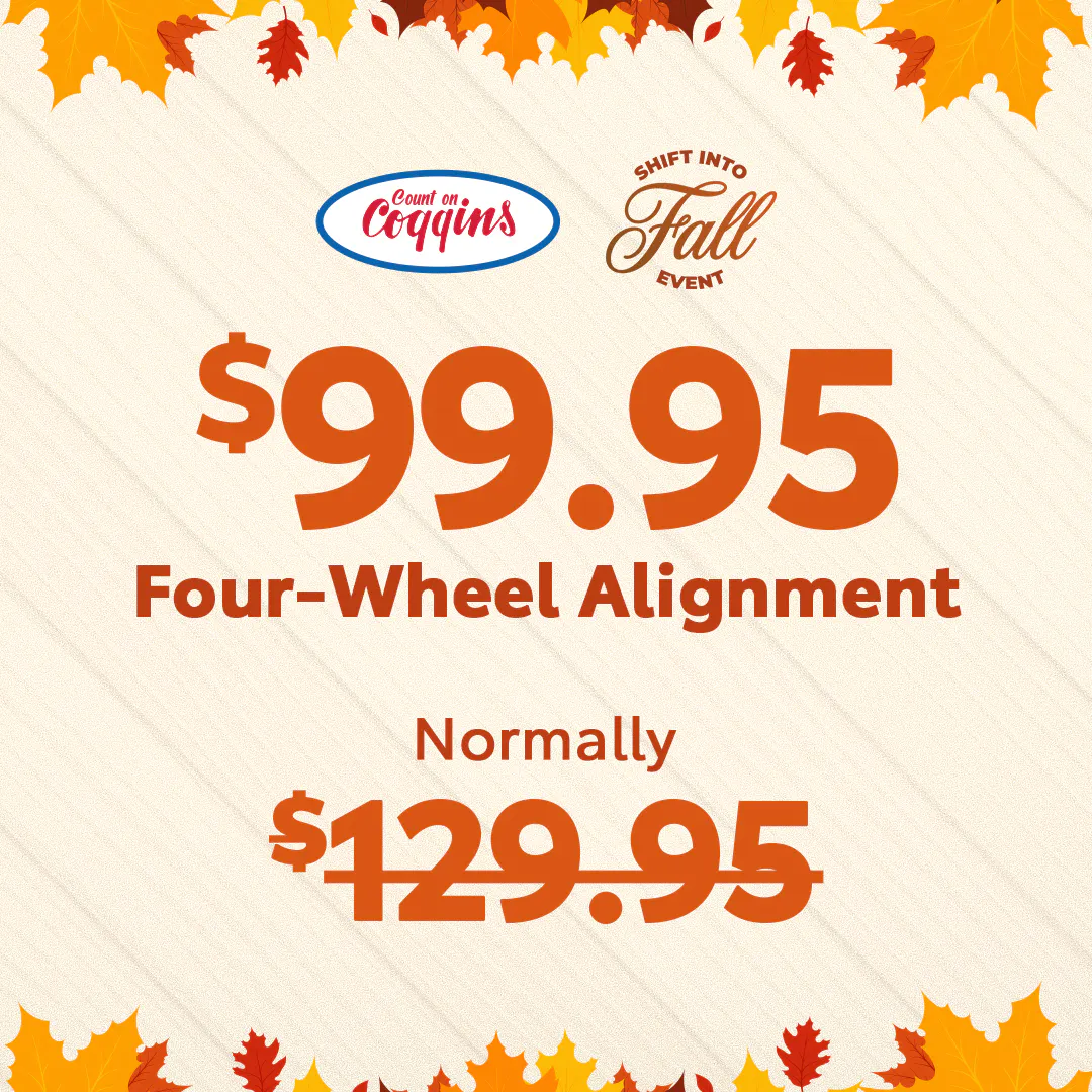 $99.95 Four-Wheel Alignment | Coggins Of The Berkshires