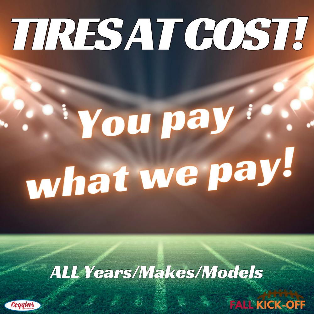 Tires At Cost | Coggins Of The Berkshires