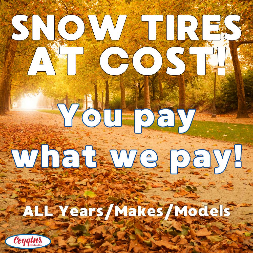 Tires At Cost | Coggins Of The Berkshires