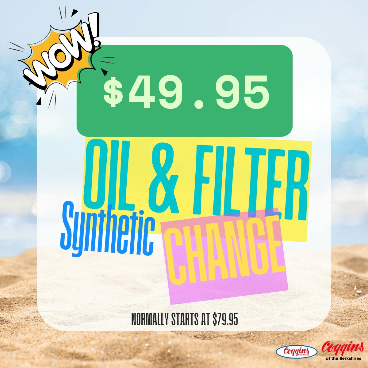 Synthetic Oil Change | Coggins Of The Berkshires