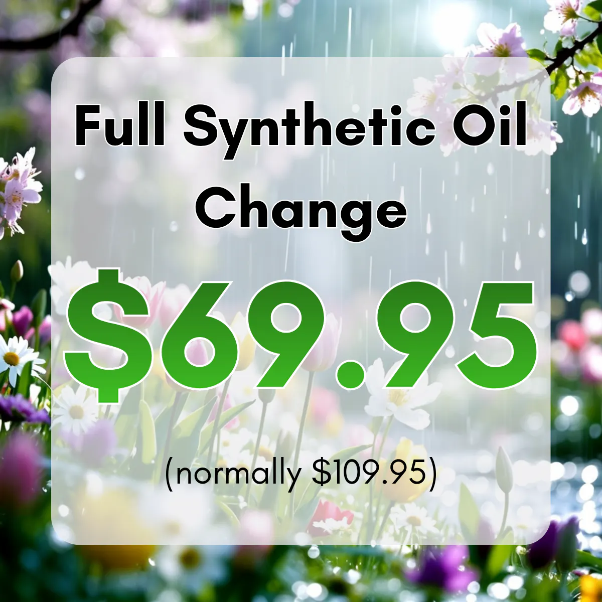 Synthetic Oil Change Special | Coggins Of The Berkshires