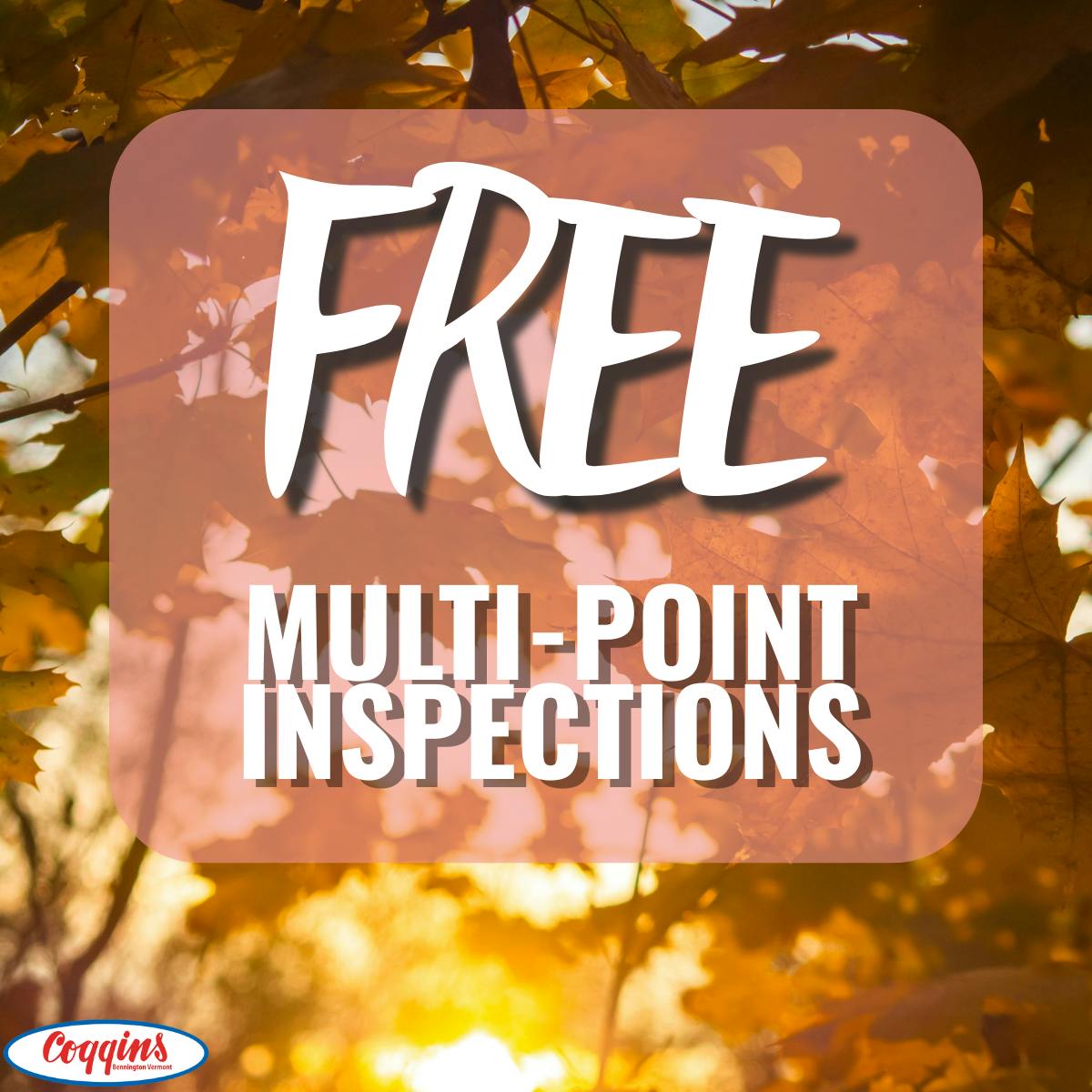 FREE Multi-Point Inspections | Coggins Of The Berkshires