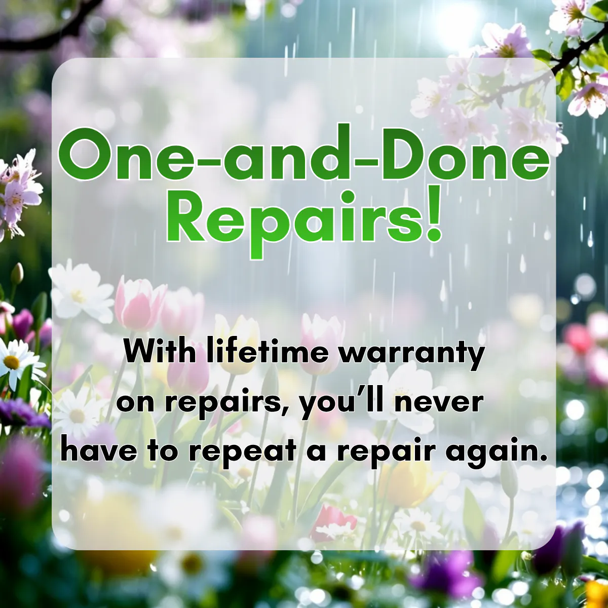 Lifetime Warranty on Repairs | Coggins Of The Berkshires