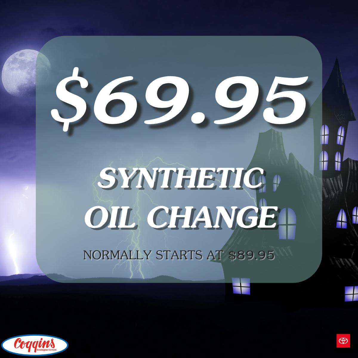 Synthetic Oil Change Special | Coggins Of The Berkshires