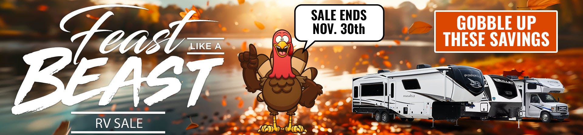 NOVEMBER SALE – FEAST LIKE A BEAST