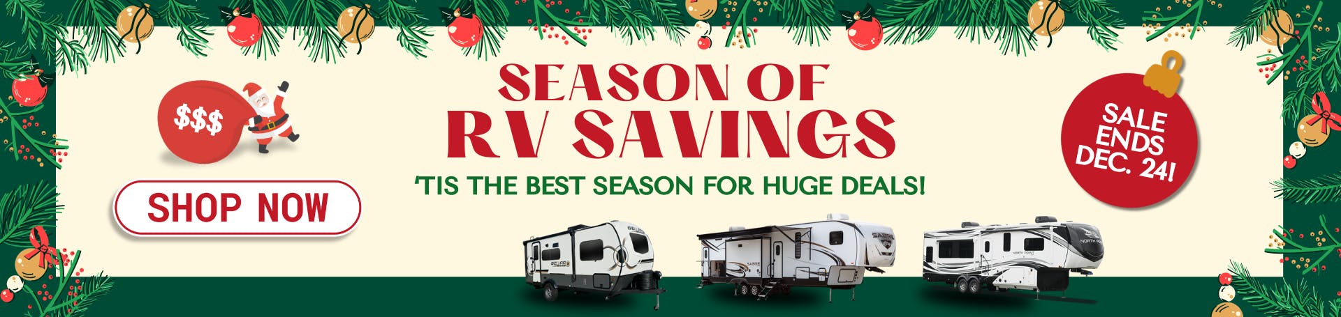 Season of RV Savings – December ’24