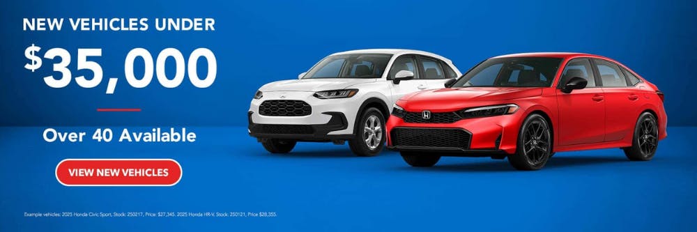 New Vehicles Under 35,000