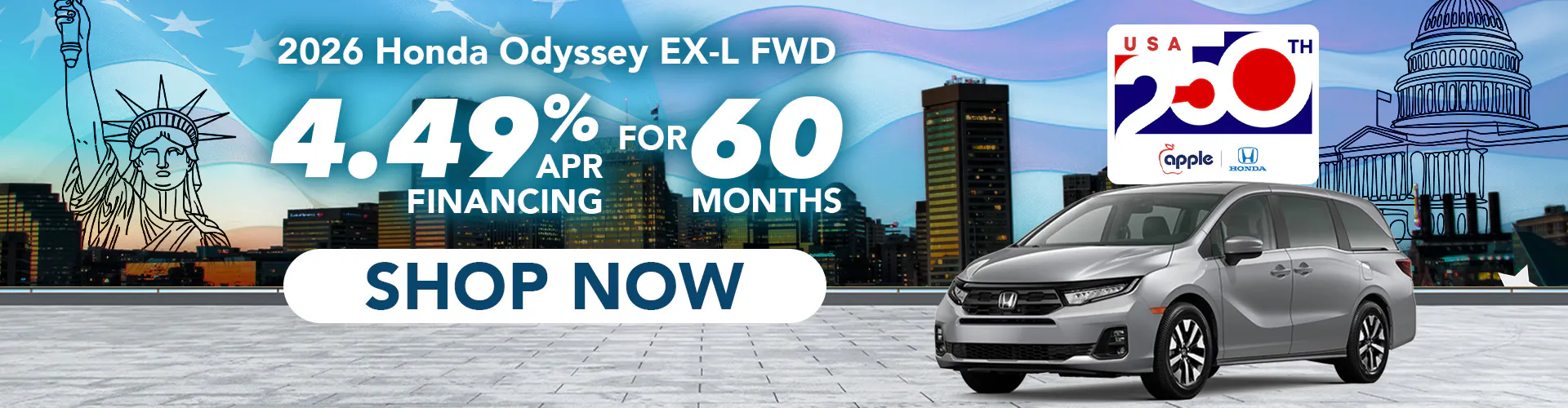 2026 Honda Odyssey EX-L – June 2026
