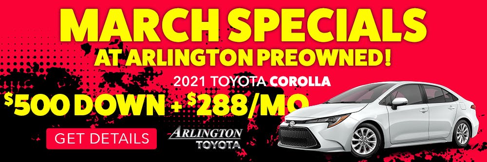 March Used $288 | Arlington Toyota