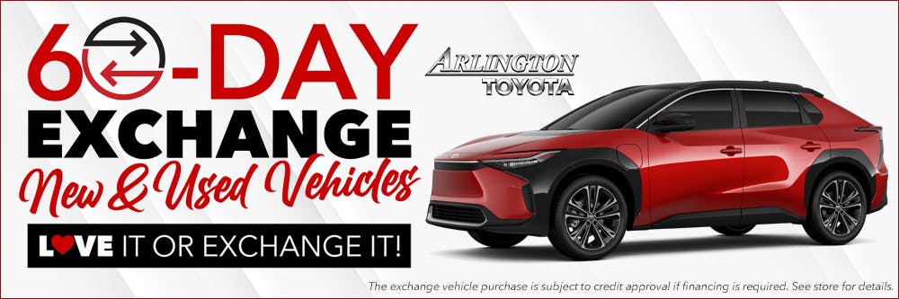 60 Day Exchange Rev May | Arlington Toyota