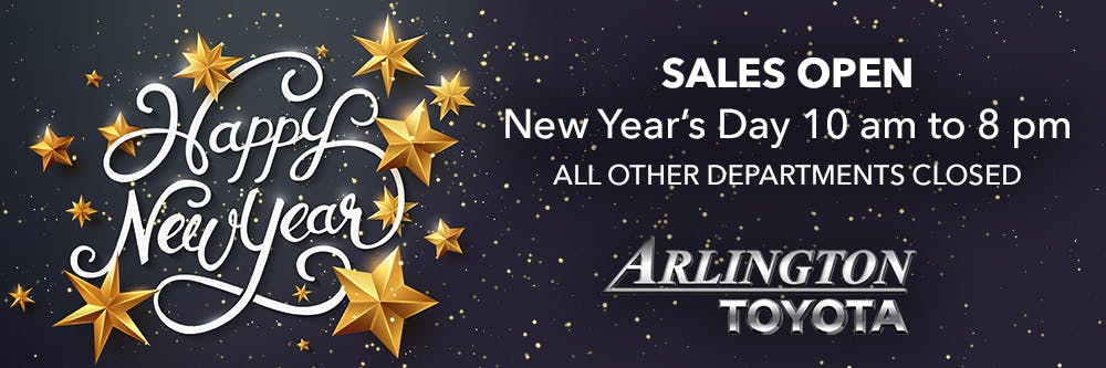 New Years Day Hours | Arlington Toyota