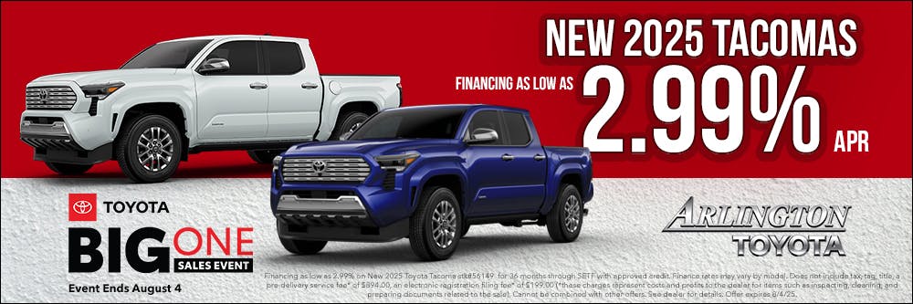 Big One Tacomas | Arlington Toyota