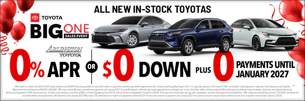 New Car Zero Camry | Arlington Toyota