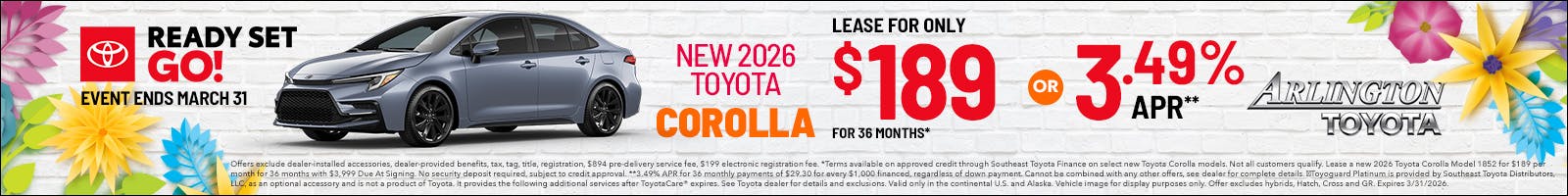 Ready Set Go Corolla