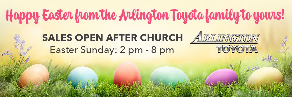 Easter Banner Used Car | Arlington Toyota