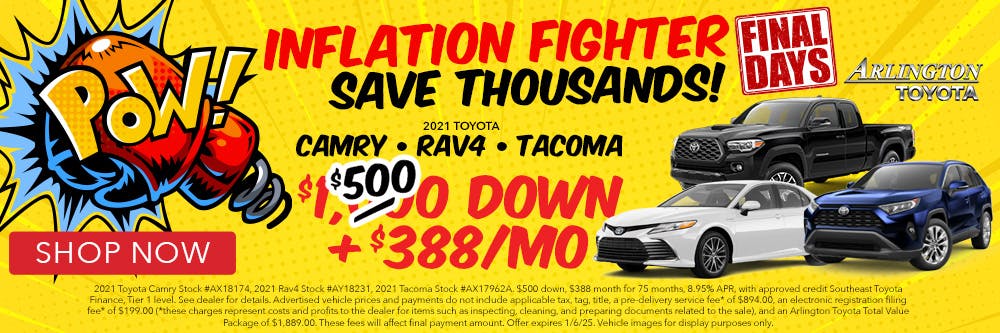 Inflation Fighter 2 | Arlington Toyota