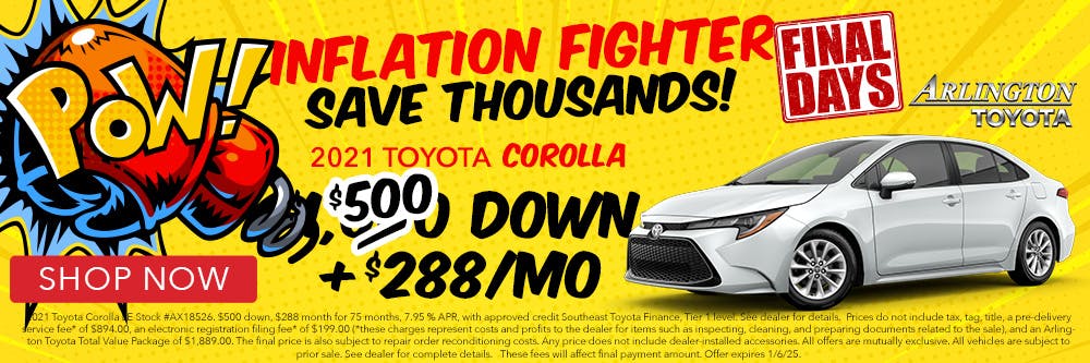 Inflation Fighter | Arlington Toyota