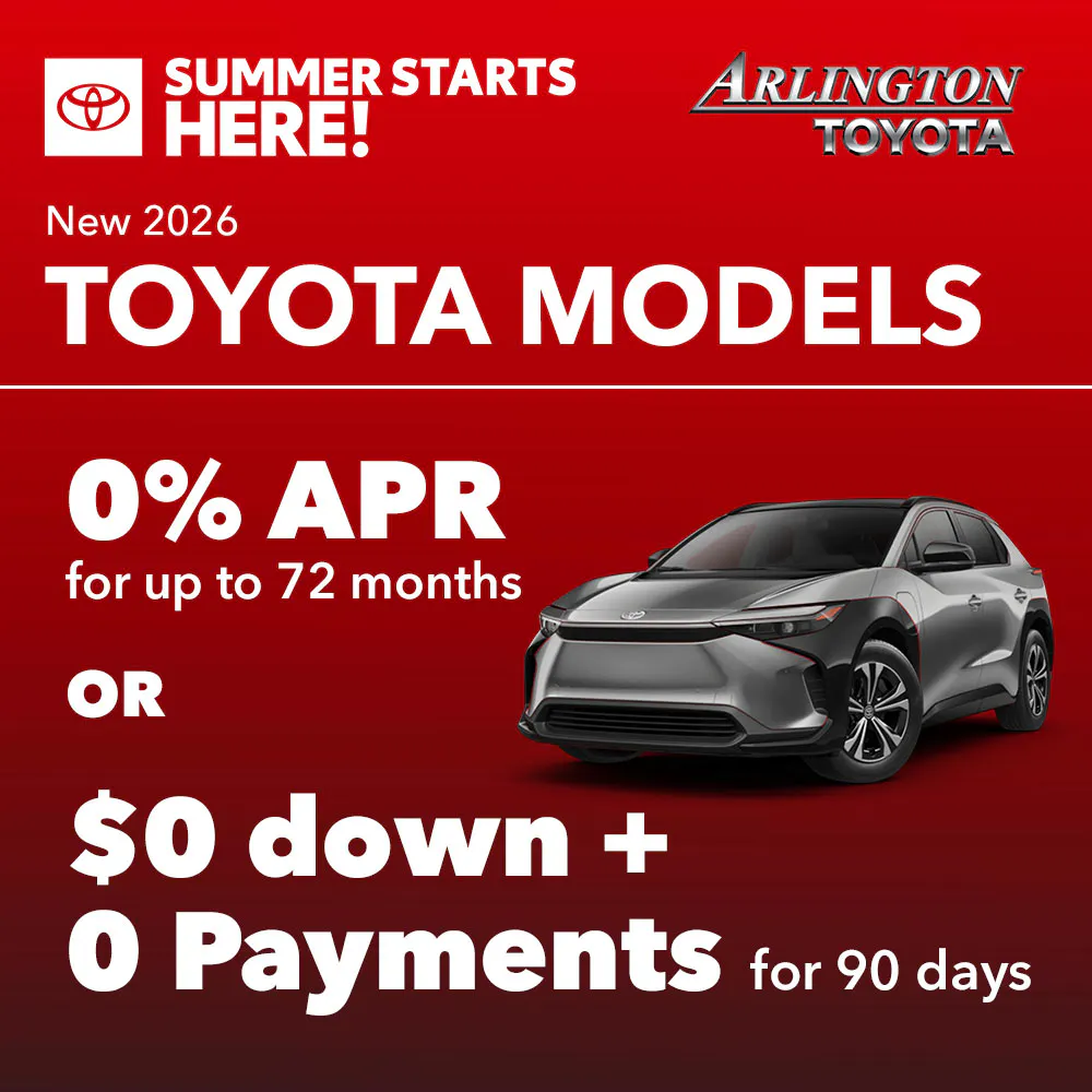 Zero Percent Special | Arlington Toyota