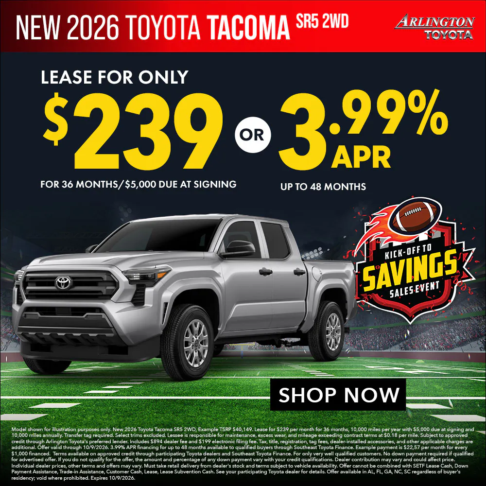 New 2026 Toyota Tacoma | Arlington Toyota