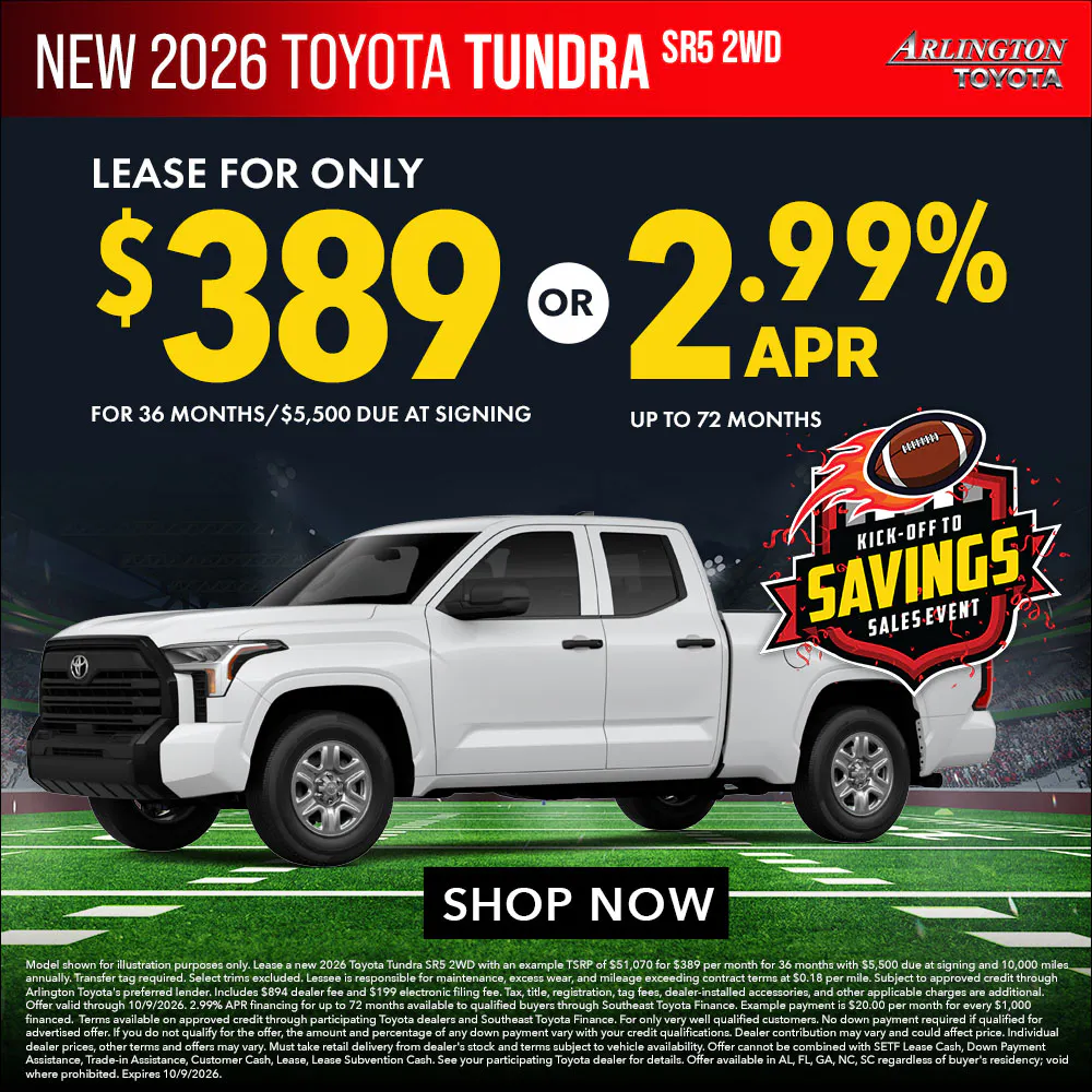 New 2026 Toyota Tundra | Arlington Toyota