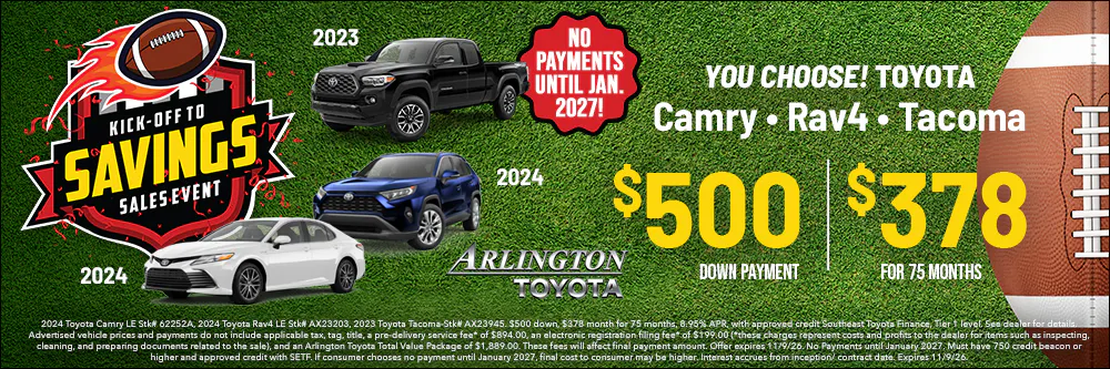 Used Car Camry Oct 2026 | Arlington Toyota