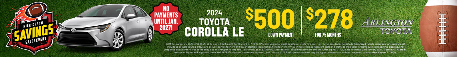 Used Car Corolla Oct 2026 | Arlington Toyota