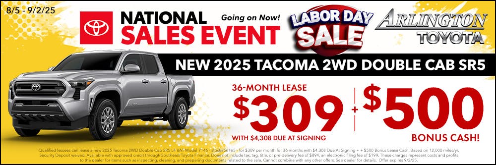 Labor Day Tacoma Arlington Toyota | Arlington Toyota