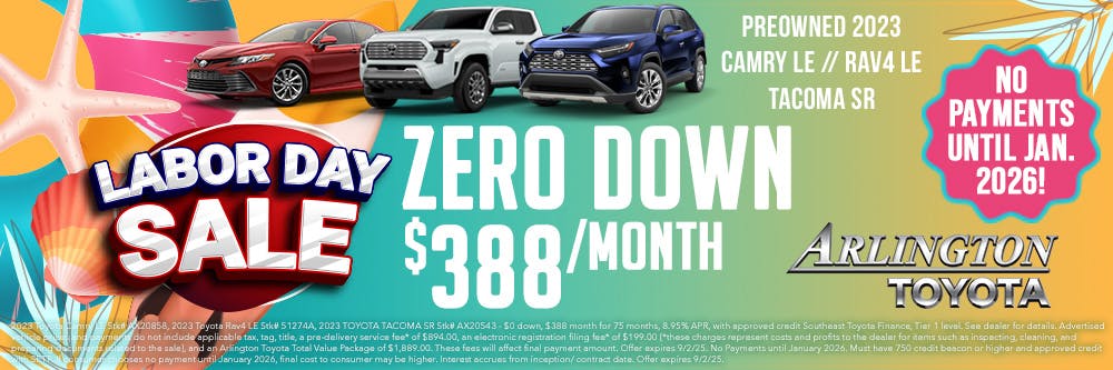 Labor Day Used | Arlington Toyota